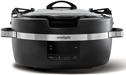 Crock-Pot Thermoshield 6 Quart Slow Cooker with Carry Handles x9 6d