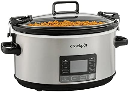 Crock-Pot 7 Quart Portable Programmable Slow Cooker with Timer vk 7b