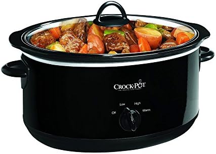 Crock-Pot 8 Quart Manual Slow Cooker – Black dy 5l