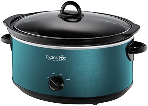 Crock-Pot 7 Quart Manual Slow Cooker – Turquoise kv yy